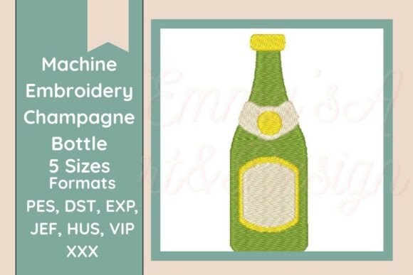 Champagne Bottle 2026 Machine Embroidery Review