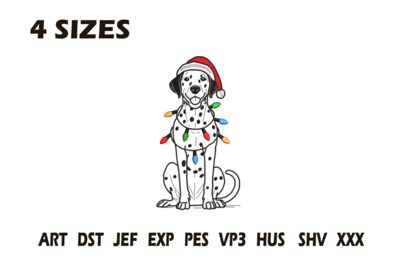 Christmas Dalmatian Embroidery Review for Apparel Projects