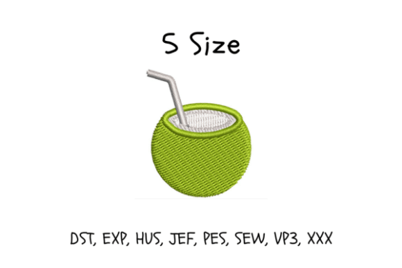 Coconut Drink Embroidery Design Review: A Seasonal Must-Have