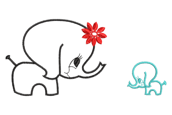 Cute Baby Elephant Embroidery Designs: A Heartwarming Addition to Handmade Gifts