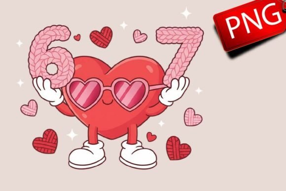 Embroidery Angel 67 PNG, Six Seven PNG Review for Apparel Projects