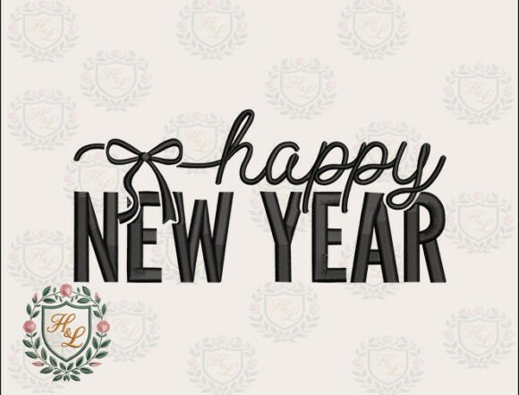 Festive Happy New Year Embroidery Files: A Designer’s Take