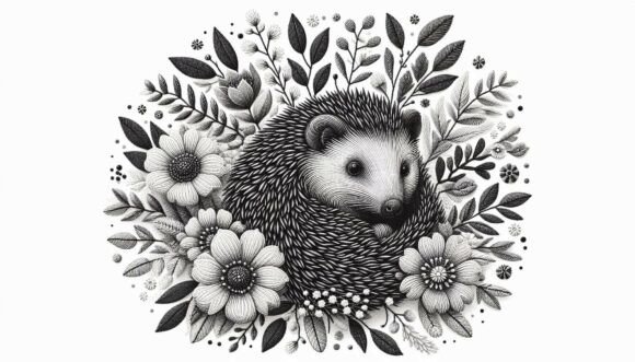 Flower Hedgehog Embroidery Review for Craft Sellers