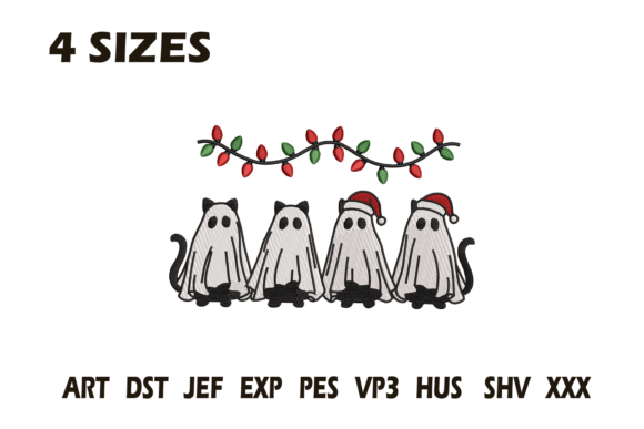 Ghost Cats Christmas Embroidery Review: A Timeless Handmade Gift Design
