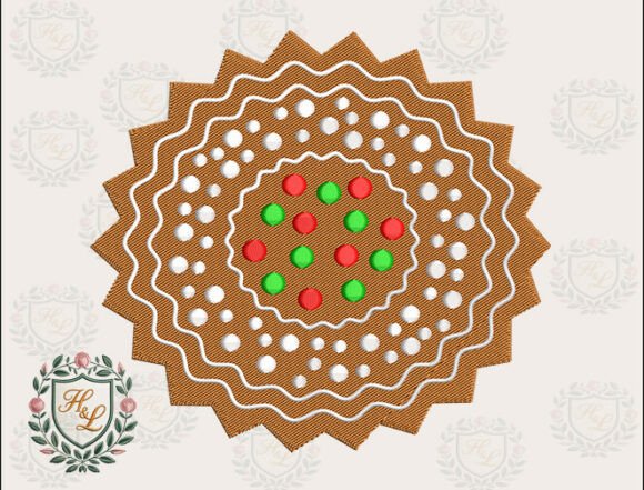 Ginger Cookie Round Embroidery Files Review