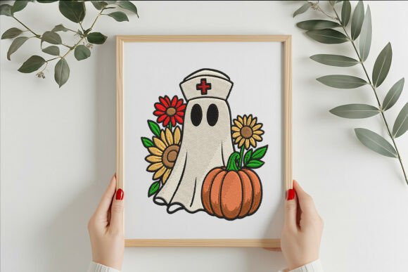Halloween BOO Pumking Embroidery Design Review for Business Use