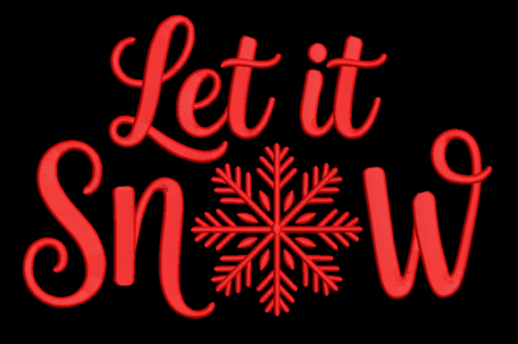Let It Snow – Winter Embroidery Review for Small Business Use