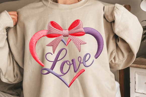 Love Embroidery File, Valentine Machine: A Craft Fair Standout
