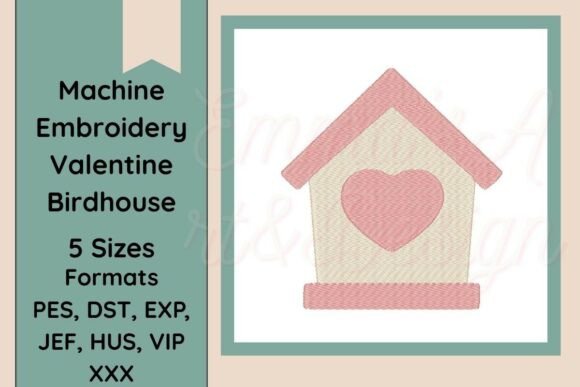 Love Nest Birdhouse Machine Embroidery Review