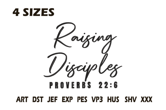 Raising Disciples Embroidery Design Review for Real Projects