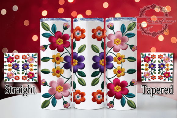 Review of Mexican Floral Embroidery Tumbler for Personalized Gifts