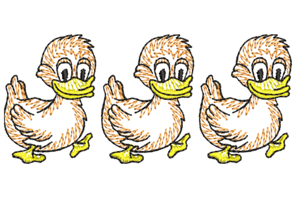 Three Little Ducks Embroidery Design Review for Personalized Gifts