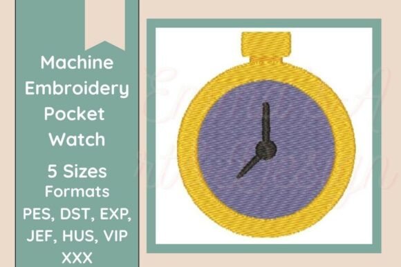 Timepiece Machine Embroidery Design Review for Business Use