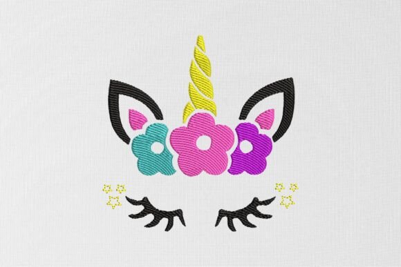 Unicorn Face Embroidery Design Review for Boutique Sweatshirts