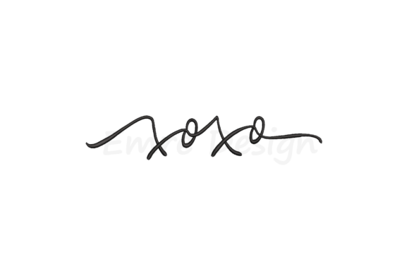Xoxo Embroidery, Valentine’s Day: A Charming Design for Seasonal Projects